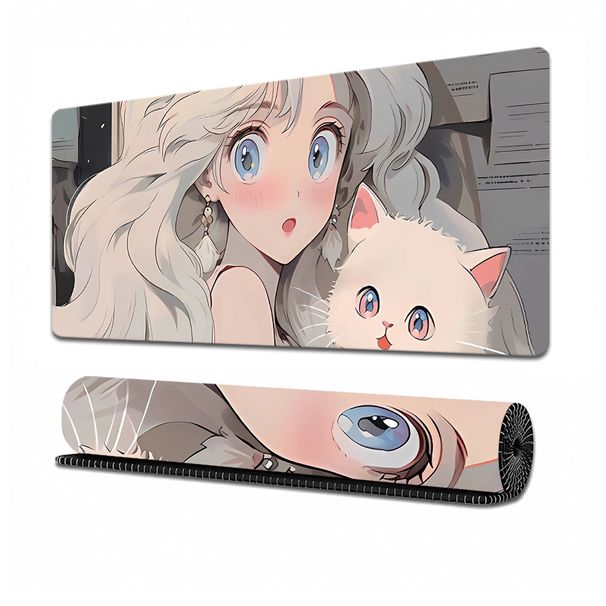 Gamingmusmatta Färgglad Konsttextur Notebook-tangentbordsmatta XXL-storlek Halkfri Slitstark_voghion.com