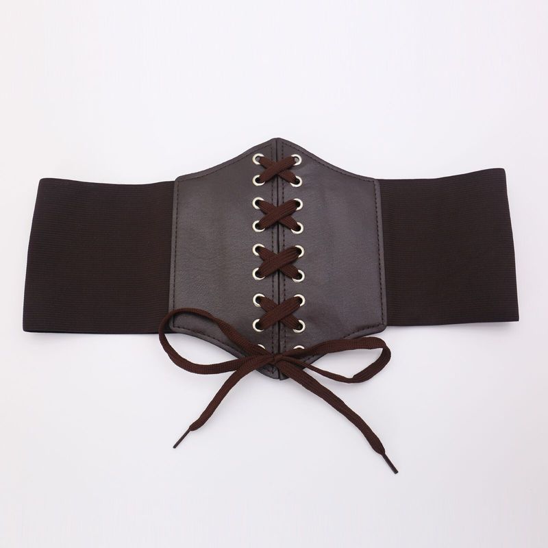 Dames Taille Seal, Court Style Band, Cosplay Kleding Outfit, Trui Jurk, Elastische Tailleband Voor Vrouwen_voghion.com