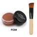 Concealer Lasting Makeup Whitening Concealer Moisturizing Oil Control Concealer 5 Colors With Classic Oblique Brush_voghion.com
