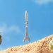 Eiffel Tower Pendant Charm Sterling Silver Charm,SCC3035_voghion.com
