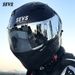 Modular Motorcycle Helmet – Flip-Up Full Face Helmet With Dual Visor & Bluetooth (Matte Black/Gloss White/Cement Grey, Multi-Size)_voghion.com