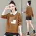 two Hoodies For Women In Spring Autumn 2025, New Korean Version, Loose Casual, Versatile Design, And Trendy Lapel_voghion.com