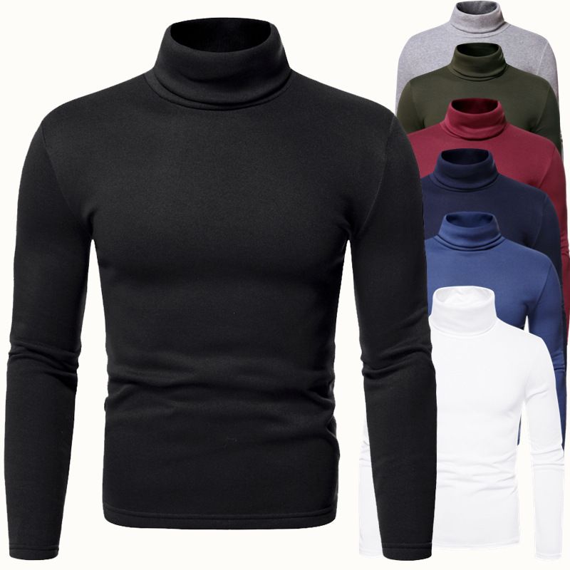 Maglieria casual da uomo di taglia europea autunno/inverno nuova moda multi colore collo alto 2023_voghion.com