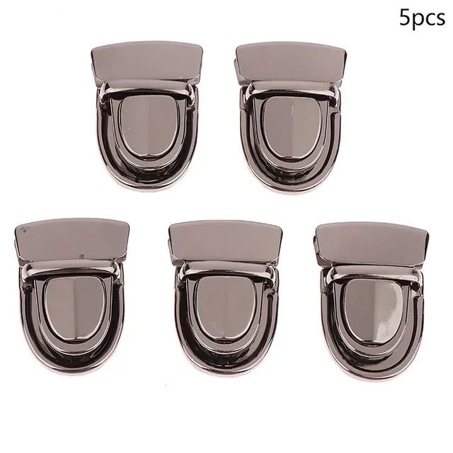 5 pezzi di fermagli in metallo per borse, borse a tracolla, chiusura a scatto, fai da te._voghion.com