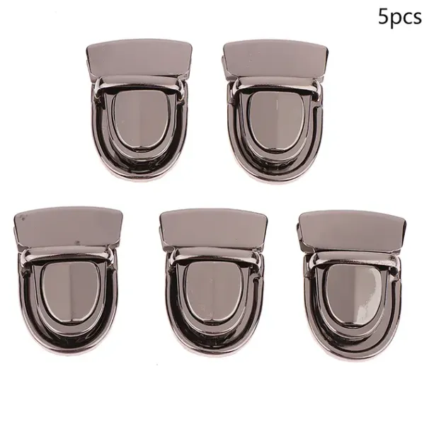 5 pezzi di fermagli in metallo per borse, borse a tracolla, chiusura a scatto, fai da te._voghion.com