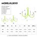 Lure Luminous Anchor 16# 18#Luminous Squid Four Hooks Boat Sea Iron Plate Hook Fishing Gear_voghion.com