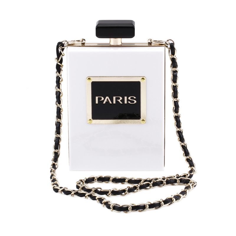 Sac de soirée carré transparent en acrylique pour femme, bandoulière simple, vertical, 2020_voghion.com