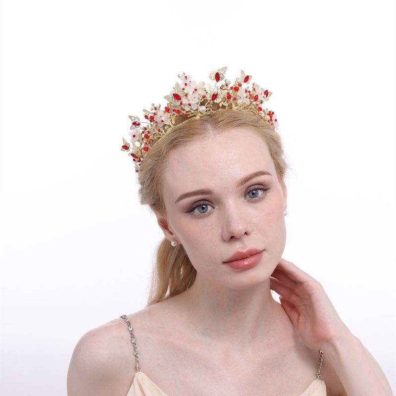 Sommer explosion retro braut crown Europa und die Vereinigten Staaten haar zubehör handgemachte krone kranz kopfschmuck_voghion.com