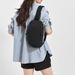 Unisex lichtgewicht outdoor wandel-crossbody, modieuze, eenvoudige anti-demagnetisering, trendy effen kleur, veelzijdige borsttas_voghion.com