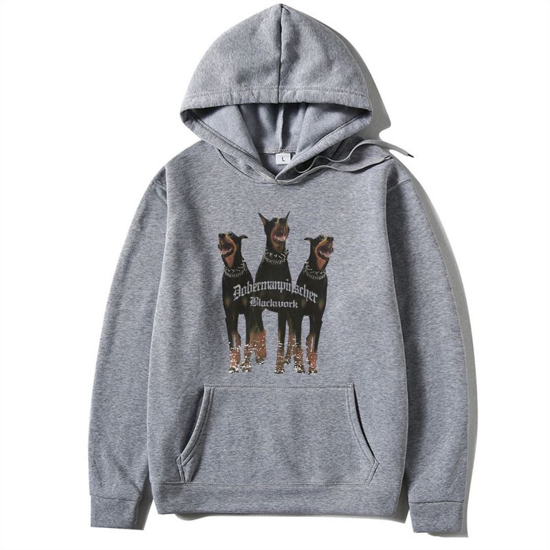 Marchio Tide REPRESENT Doberman Wash Used High Street Felpa con cappuccio Cappotto con cappuccio da uomo e da donna_voghion.com