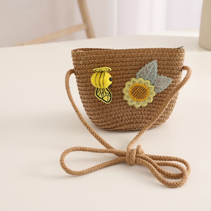 New Children's Women's Summer Princess Beach Sunshade Girls' Straw Sun Cool Baby Fisherman Hat_voghion.com