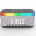 Kleurrijke wekker Multifunctionele Bluetooth-oplader Nachtlampje Luidspreker Draadloos opladen_voghion.com