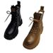 Martin sind wirklich weiche Lederstiefel mit dicker Sohle aus Samt für Damen im Herbst und Winter, neu 2023, im britischen Stil_voghion.com