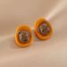 1 pár aranyos medve ötvözet gyantából készült réz fülbevaló_voghion.com