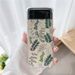 TechGlobe Ins Leaves And Flowers Compatible With Samsung 4 Phone Case Silicone Folding Screen Z Flip 5 Chain Protective Cover_voghion.com