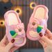 Children's slippers Girls summer flowers new cartoon soft bottom parent-child indoor non-slip cute cool slippers_voghion.com