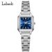 Labaoli Square Small Dial Steel Band Women's Watch With Day Date Display In Chinese And English_voghion.com