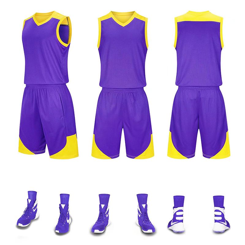 Speed sports kinder trainingskleding, groepsaankoop bedrukte basketbalpakset, duurzame 2K speed droging_voghion.com