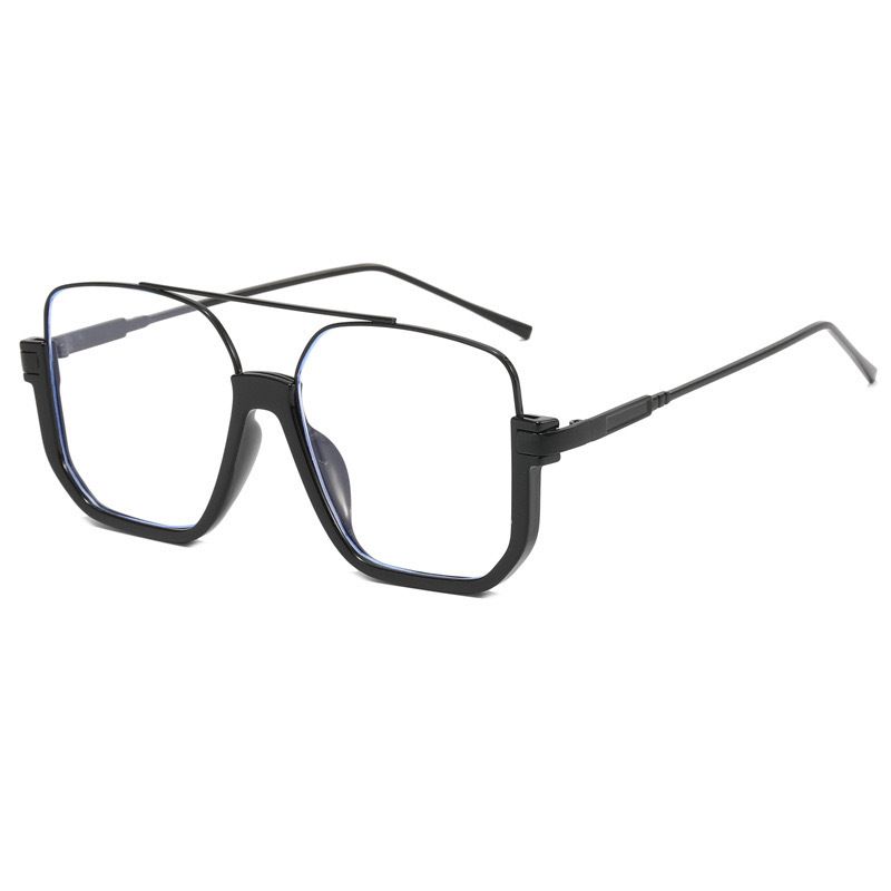 Unisex Women's sunglasses Trendy square frame large frame sunglasses women's UV protection face small makeup glasses_voghion.com