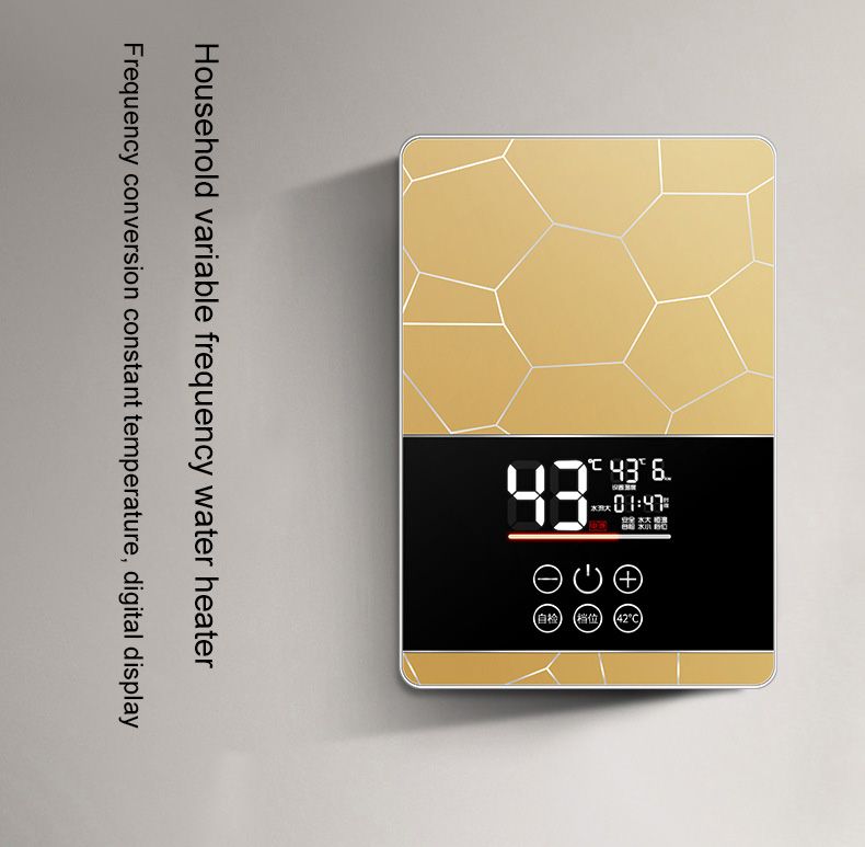 Remote Control 6000W Instant Electric Water Heater Home Three Second Speed Heat Take A Shower Tankless Bathroom Bath Machine_voghion.com