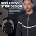Vêtements de sport, combinaison de sauna à manches longues avec revêtement argenté, combinaison anti-transpiration à séchage rapide, tenue de fitness pour homme_voghion.com