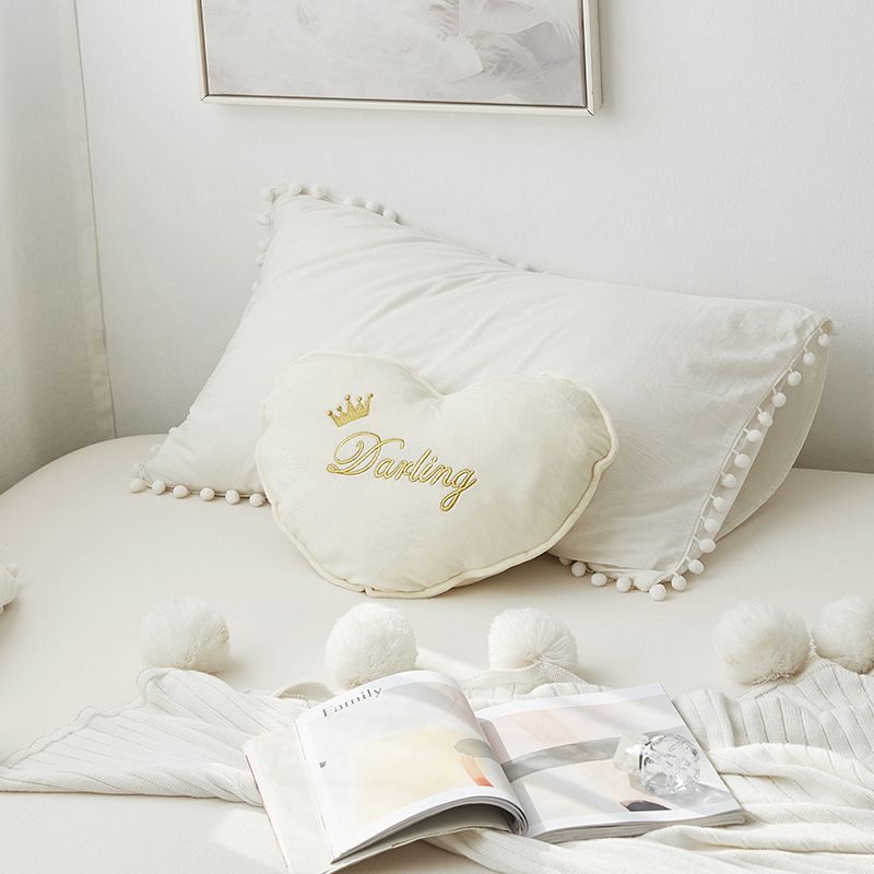 Scandinavian INS Couch Embroidery Crown Clouds Car Pillow Bedroom Cushion Decorative Girl Office_voghion.com