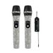 Real UHF Professional Universal Wireless Microphone Rechargeable 3.5mm Receiver Crystal Dynamic Mic No Delay_voghion.com