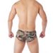 LuvBox Intimo Uomo Camouflage Boxer Piccoli Vita Bassa Sexy Concavo Seta del Latte Sottile Intero Dropshipping_voghion.com