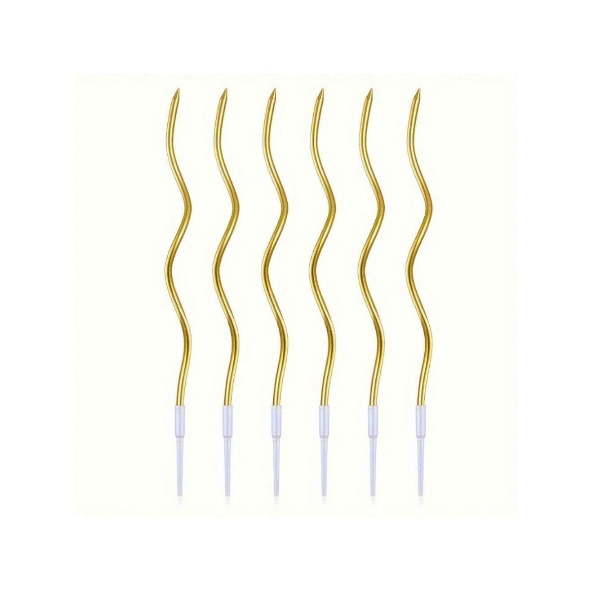 20set/6/12pcs Pet/dog Cat Birthday Candles Spiral Cake Candles Long Thin Cake Candles For Wedding Party And Cake Decoration_voghion.com