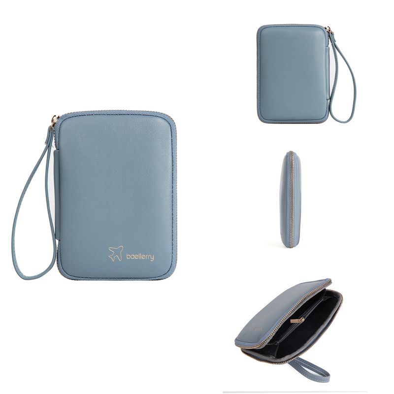 Coin Purses & Holders New Unisex Passport Bag Stylish Simple Multifunctional Zipper Coin Purse Compact Mobile Phone Bag Female_voghion.com