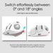 F-33 Ergonomic Trackball Mouse, Bluetooth/2.4G Wireless, 4800DPI, 8 Buttons, Rechargeable, For Office/Design_voghion.com