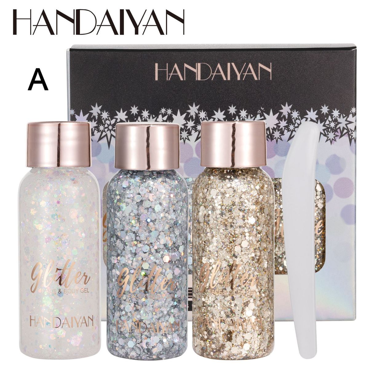 Beauty Care shop sets of 3 glitter eye shadow sequin gel mermaid face body milk performance stage nightclub wedding hair 2023 202_voghion.com