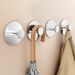 Towel Hooks Extra Sticky Stainless Wall Coat Racks Rustproof Hook Holder Wall Mount Punch-free Hanger For Kitchen Bathroom Home_voghion.com