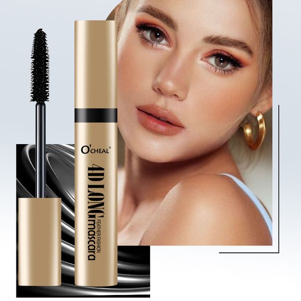 O'CHEAL 4D Long Feather Fashion Mascara - Waterproof Volumizing Curling Lengthening Lash Mascara_voghion.com