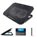Laptop Cooling Pad With Adjustable Height Two 5.1 Inches Fan 2 USB Ports Suitable For 12-15.6inch Laptops_voghion.com