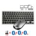 JOMAA 2,4 G + Bluetooth-Tastatur Und Maus-Kombination, Kabellose Multimedia-Tastatur Und Ergonomisches Maus-Set Für IPad, Desktop-PC, Laptop_voghion.com