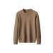Men's Premium Wool Blend Sweater – American Style Relaxed Fit, Soft & Warm Crewneck/Turtleneck, Solid Color Casual Knitwear For Autumn & Winter_voghion.com