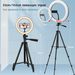 26cm Photo Ringlight Led Selfie Ring Light Phone Remote Control Lamp Photography Lighting With Tripod Stand Holder_voghion.com