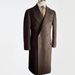 Men's Wool Blend Double-Breasted Overcoat – Formal Winter Coat For Weddings, Performances & Evening Events (Dark Brown, Slim Fit, Xxs-4xl)_voghion.com