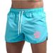 Men's Quick-Dry Swim Shorts With Pockets - Lightweight Beach Running Surfing Board Shorts For Summer - Polyester Stretchy Casual Shorts_voghion.com