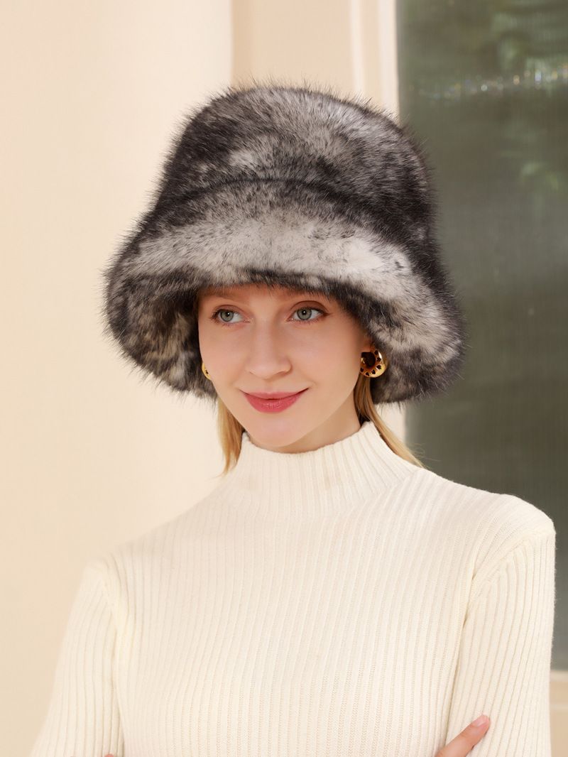 Köldtålig mångsidig fiskarhatt vindtät kaninhårsmössa, barns höst- och vintertjock varm päls integrerad_voghion.com