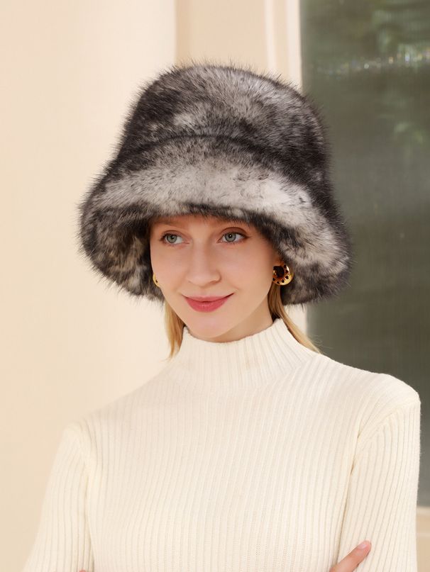 Köldtålig mångsidig fiskarhatt vindtät kaninhårsmössa, barns höst- och vintertjock varm päls integrerad_voghion.com