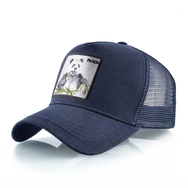 European and American patch embroidered baseball cap men's summer sports breathable mesh cap women's sun visor mesh cap_voghion.com