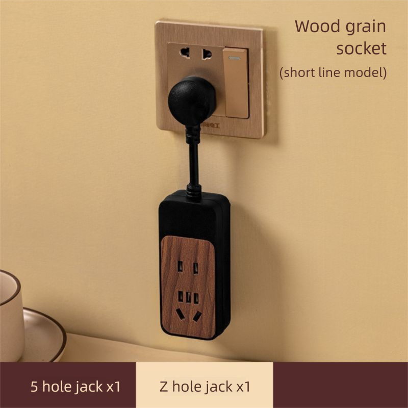 Pure Copper One-to-One Multi-Function Wireless Converter USB Charging Household Dormitory Office Socket Night Light_voghion.com