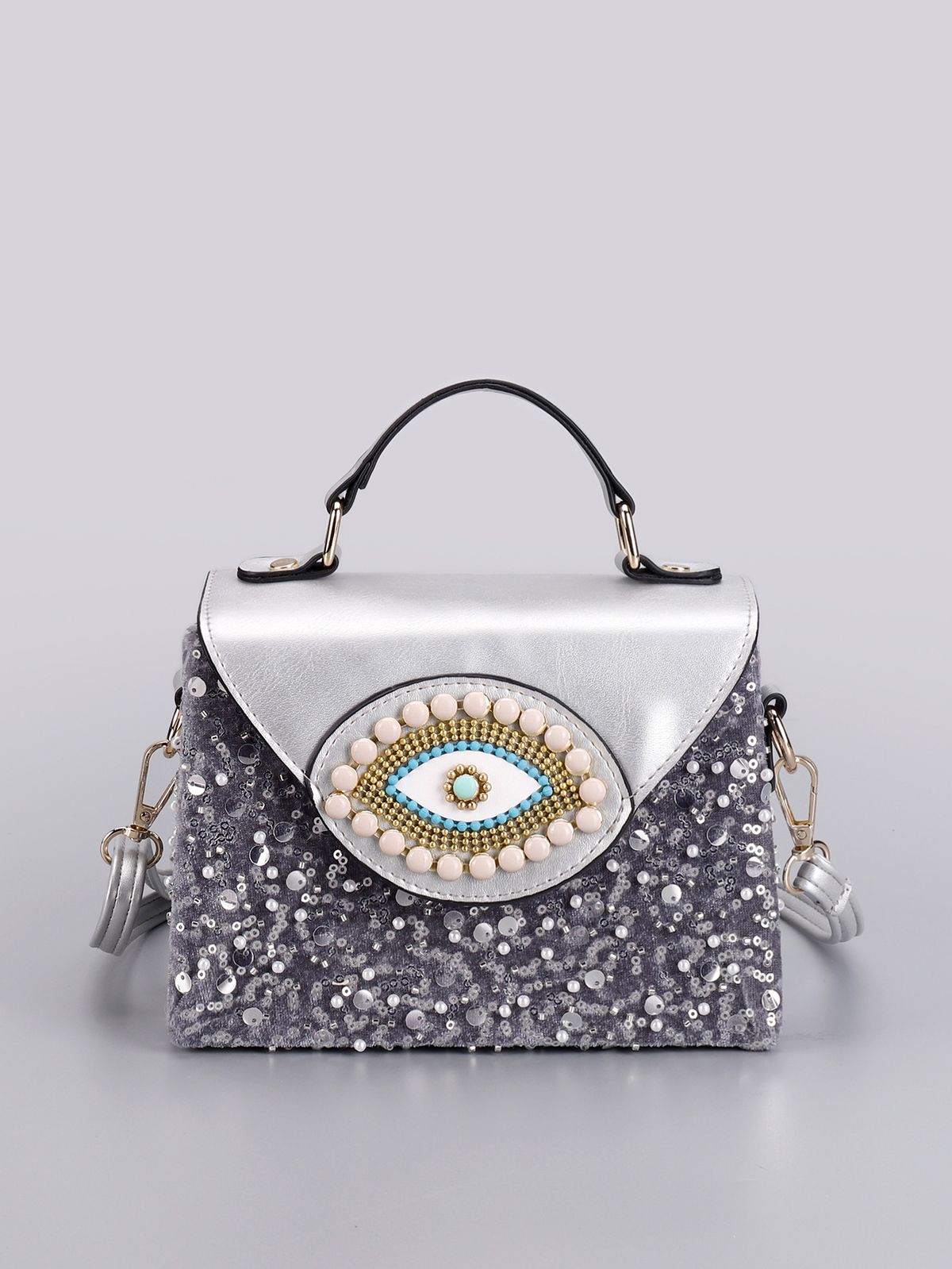 Borse da donna, autunno e inverno, nuova borsa Eye Box, borsa a mano con perline turche, piccola borsa quadrata, borsa a tracolla in stile etnico retrò._voghion.com