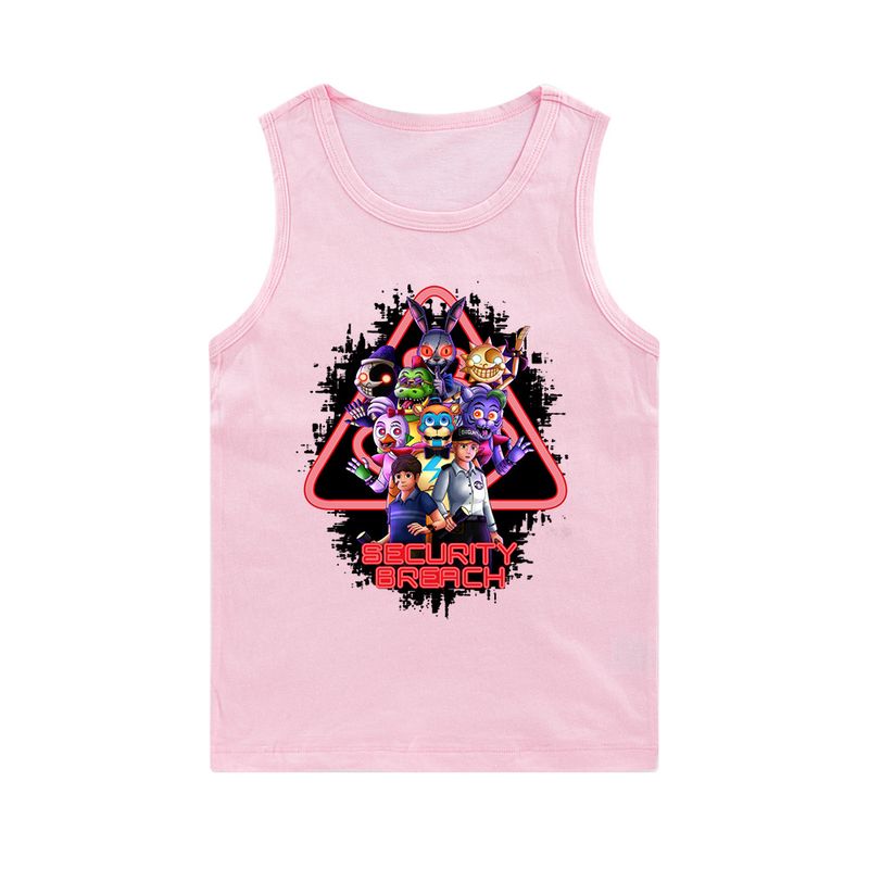 Printed Elderly Boys and Girls Sleeveless Tank Top E860_voghion.com