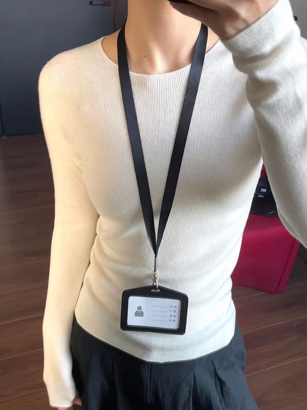 Camicia bianca slim fit con scollo rotondo in lana per donna, intimo snellente per autunno e inverno, maglione esterno indossabile,_voghion.com