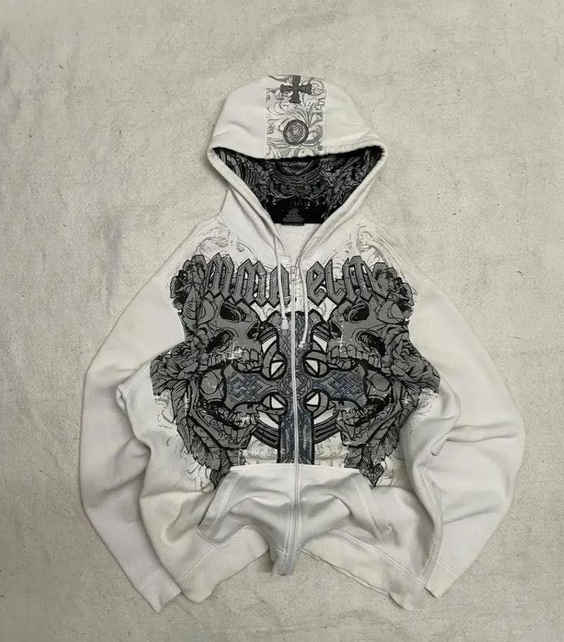 Giacca per bambini Cool 2025 New Cross Cardigan con cappuccio e stampa a fiocco Felpa versatile_voghion.com