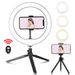 10inch Mini Selfie LED Video Ring Light Lamp With Table Tripod For YouTube Phone Live Photo Photography Studio_voghion.com