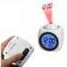 Multifunctional LED Projection Alarm Clock With Voice Announcement, Digital Display For Bedroom & Office_voghion.com